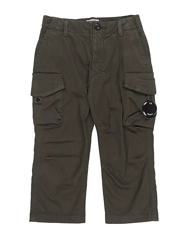C.P. COMPANY UNDERSIXTEEN Casual trouser Dark green 98% Cotton, 2% Elastane