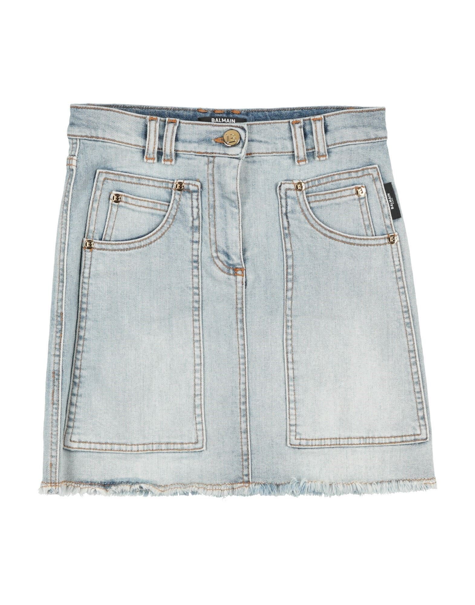 BALMAIN - Denim skirts