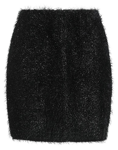 KAOS Minifalda Negro 67% Poliamida, 20% Acrílico, 7% Lana, 6% Viscosa