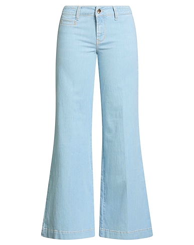 JACOB COHЁN Denim trousers Blue 98% Cotton, 2% Elastane