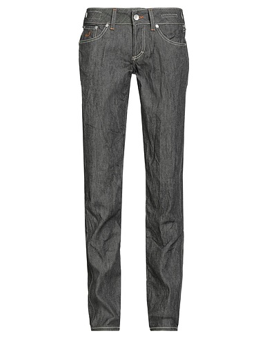 JACOB COHЁN Denim trousers Black 98% Cotton, 2% Elastane