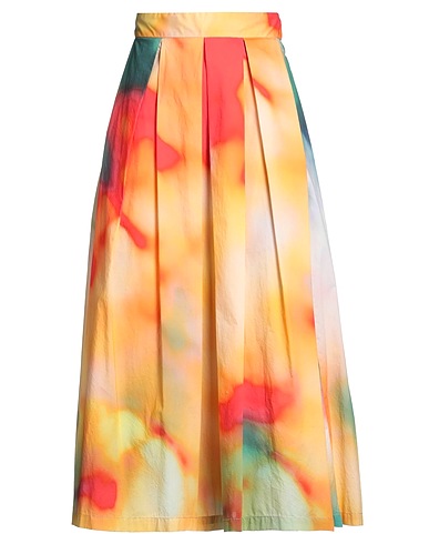 DEPARTMENT 5 Midi skirt Orange 100% Cotton