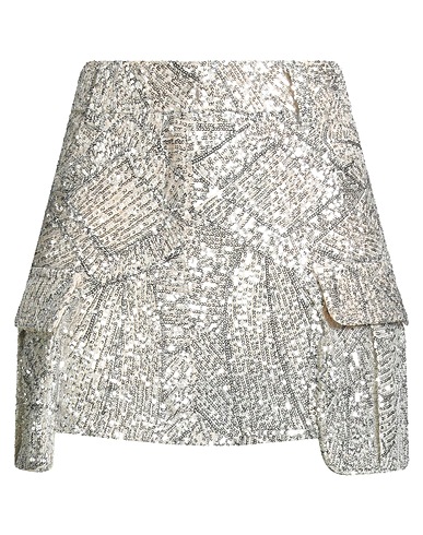 ANIYE BY Mini skirt Cream 98% Polyester, 2% Elastane