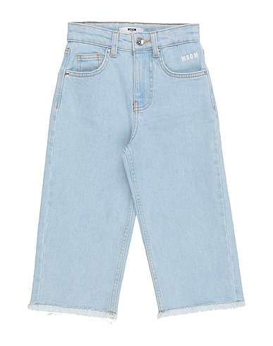 MSGM Denim trousers KIDS Blue 98% Cotton, 2% Elastane