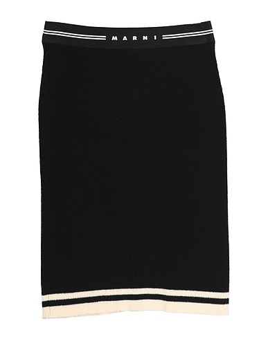 MARNI Skirt Black 95% Cotton, 5% Elastane