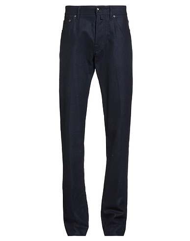 JACOB COHЁN Hosen Blau 100% Wolle