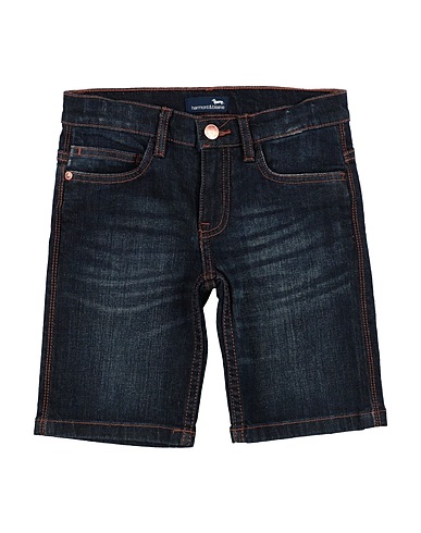 HARMONT & BLAINE Denim shorts Blue 98% Cotton, 2% Elastane