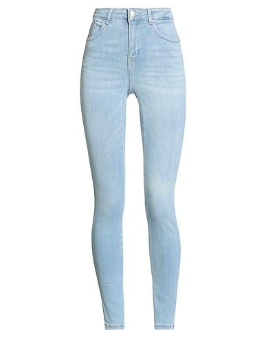 ONLY Denim pants BLU DENIM Blue 72% Organic cotton, 20% Cotton, 6% Polyester, 2% Elastane