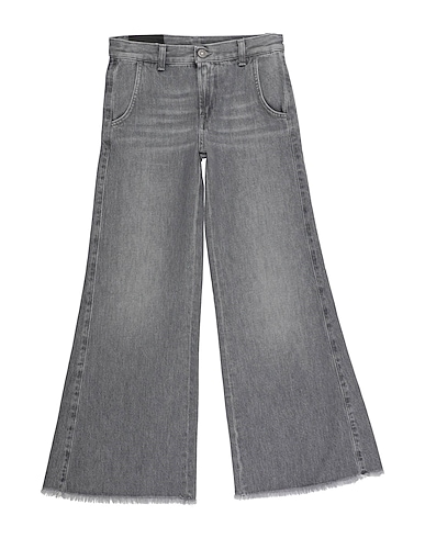 DONDUP Denim pants KIDS Grey 100% Cotton