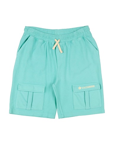 DANIELE ALESSANDRINI Shorts & Bermuda Light green 100% Cotton