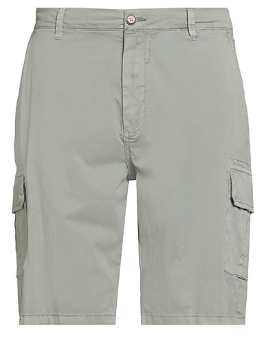 SEINSE Shorts & Bermuda Light grey 98% Cotton, 2% Elastane