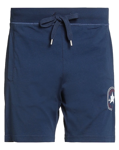 CONVERSE Shorts & Bermuda Navy blue 100% Cotton