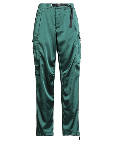 WHITE SAND Casual trouser Emerald green 96% Polyester, 4% Elastane