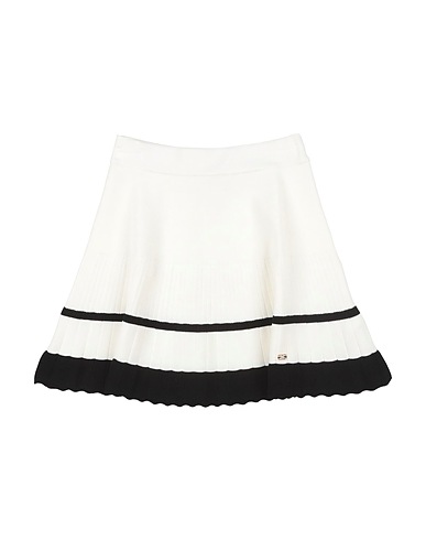 ELISABETTA FRANCHI Φούστα LA MIA BAMBINA Off white 72% Βισκόζη, 28% Πολυεστέρας