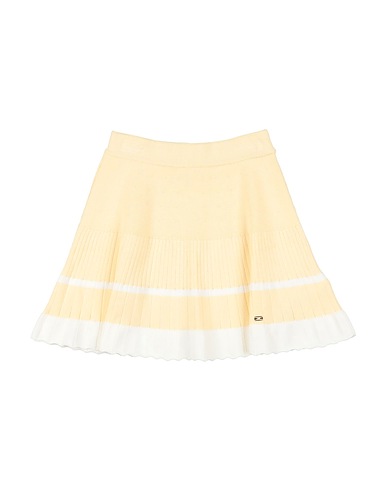 ELISABETTA FRANCHI Skirt LA MIA BAMBINA Pastel yellow 72% Viscose, 28% Polyester