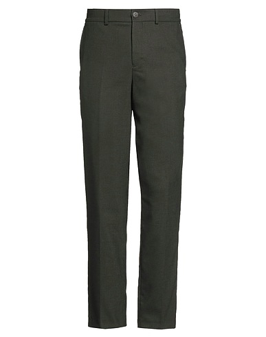 SELECTED HOMME Casual trouser Dark green 52% Polyester, 31% Wool, 14% Viscose, 3% Elastane