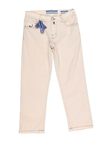 JACOB COHЁN Denim trousers JUNIOR Beige 93% Cotton, 5% Elastomultiester, 2% Elastane