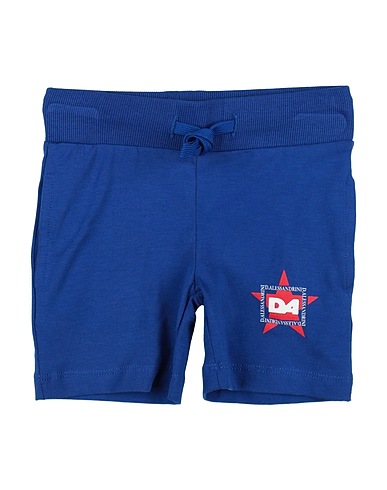 DANIELE ALESSANDRINI Shorts & Bermudas Blau 95% Baumwolle, 5% Elastan