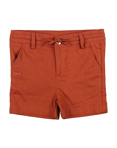 DANIELE ALESSANDRINI Shorts & Bermuda Tan 55% Viscose, 45% Linen