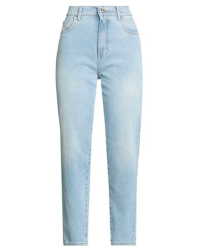 SKILLS & GENES Denim trousers Blue 100% Cotton