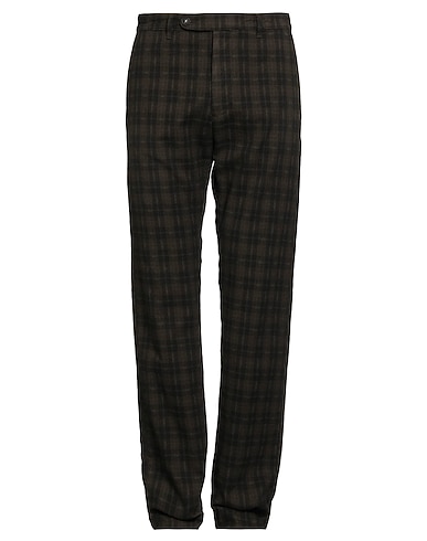 MASSIMO ALBA Casual trouser Military green 71% Cotton, 27% Polyester, 2% Elastane