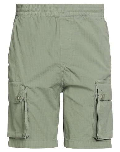 WOOD WOOD Shorts & Bermuda Sage green 100% Cotton