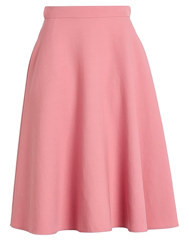 DOLCE&GABBANA Midi skirt Pink 100% Virgin Wool