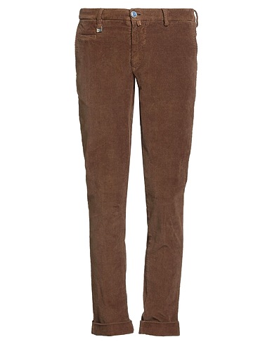 BARBATI Casual παντελόνι Καφέ 99% Βαμβάκι, 1% Ελαστάνη