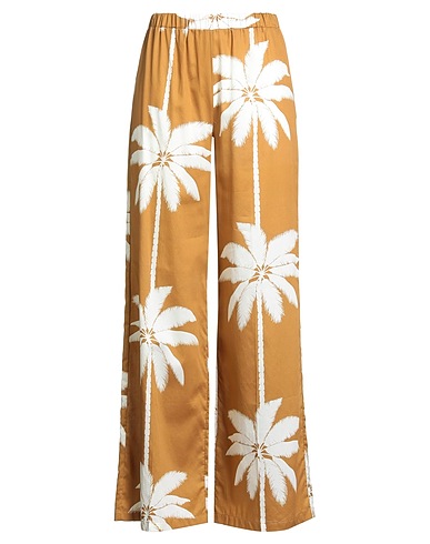 1-ONE Casual pants Camel 100% Cotton