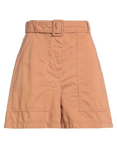 WEEKEND MAX MARA Shorts & Bermuda Camel 78% Cotton, 22% Linen