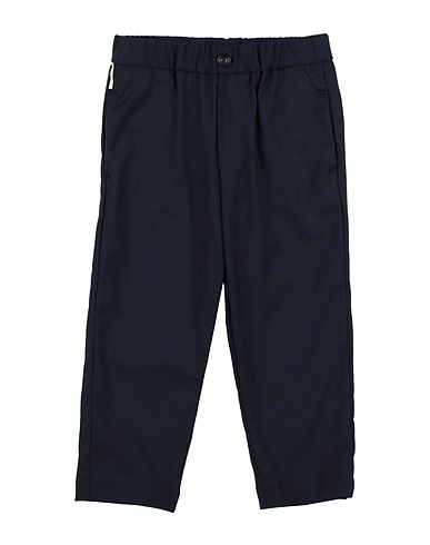 MICHAEL COAL Casual trouser LITTLE Midnight blue 62% Polyester, 34% Viscose, 4% Elastane