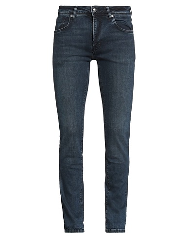 HACKETT Denim trousers Blue 84% Cotton, 15% Polyester, 1% Elastane