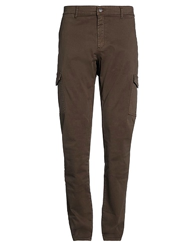 BARBOUR Casual trouser Military green 98% Cotton, 2% Lycra®