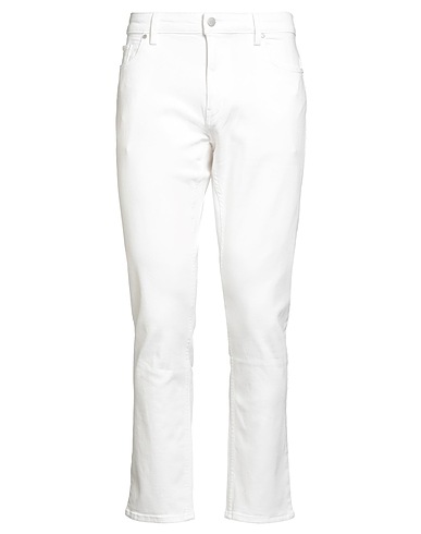 MICHAEL KORS MENS Denim trousers White 98% Cotton, 2% Elastane