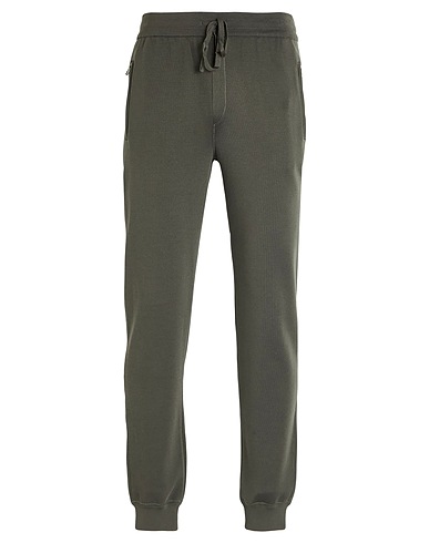 DOLCE&GABBANA Casual trouser Military green 100% Silk