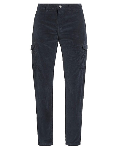 BARBOUR Casual pants Midnight blue 98% Cotton, 2% Elastane