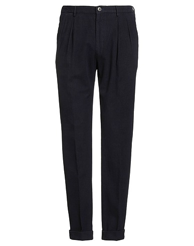 INCOTEX Повседневные брюки Иссиня-чёрный 100% Хлопок