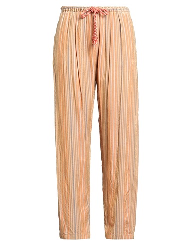 FORTE_FORTE Casual παντελόνι Καμηλό 97% Βισκόζη, 2% Πολυεστέρας, 1% Πολυαμίδη