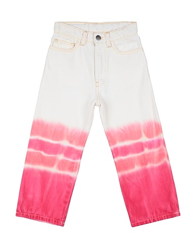 PALM ANGELS Denim pants Off white 100% Cotton