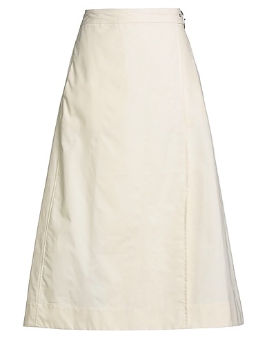 JIL SANDER+ Midi skirt Ivory 100% Cotton