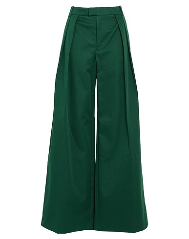 BURBERRY Casual pants Dark green 100% Cotton