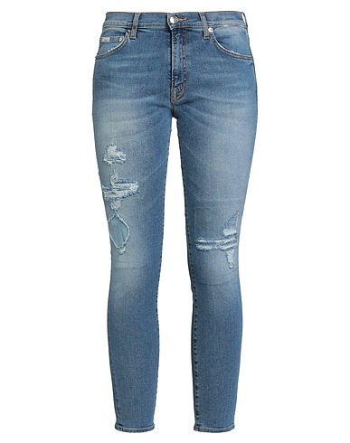 (+) PEOPLE Τζιν Μπλε 90% Βαμβάκι, 8% Ελαστοπολυεστέρας, 2% Ελαστάνη