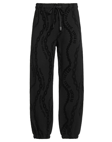 VERSACE JEANS COUTURE Casual pants Black 100% Cotton