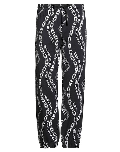 VERSACE JEANS COUTURE Casual pants Black 100% Cotton