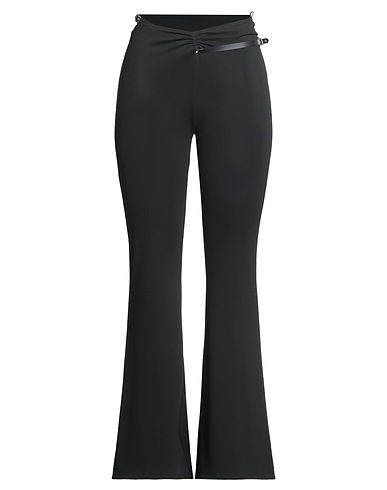 COURRÈGES Casual pants Black 95% Viscose, 5% Elastane