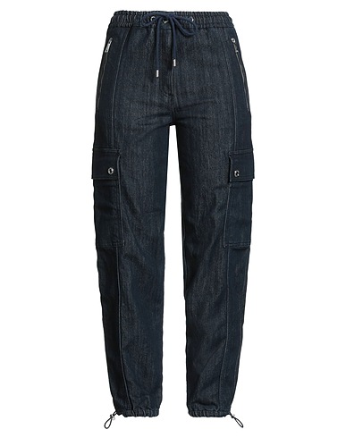MICHAEL MICHAEL KORS Denim trousers Blue 67% Cotton, 32% Polyester, 1% Elastane