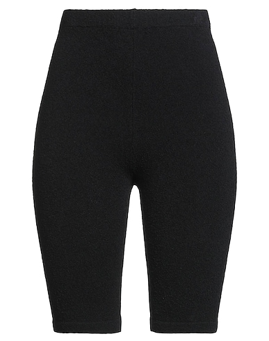 BALENCIAGA Shorts & Bermuda Black 57% Polyamide, 42% Cotton, 1% Elastane