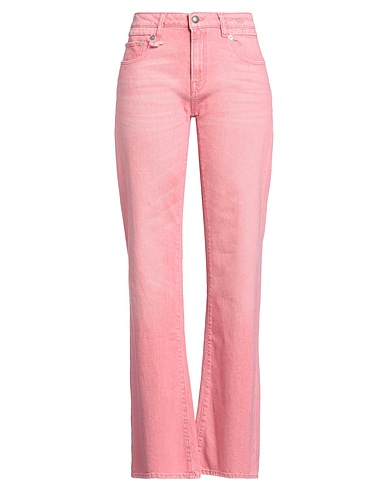 R13 Denim pants Pink 99% Cotton, 1% Elastane