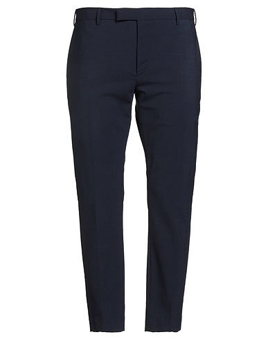 PT Torino Pantalon Bleu marine 96% Laine vierge, 4% Élasthanne