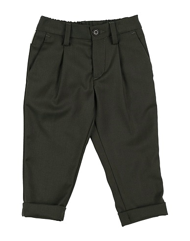 MICHAEL COAL Pantalone LITTLE Verde scuro 62% Poliestere, 34% Viscosa, 4% Elastan